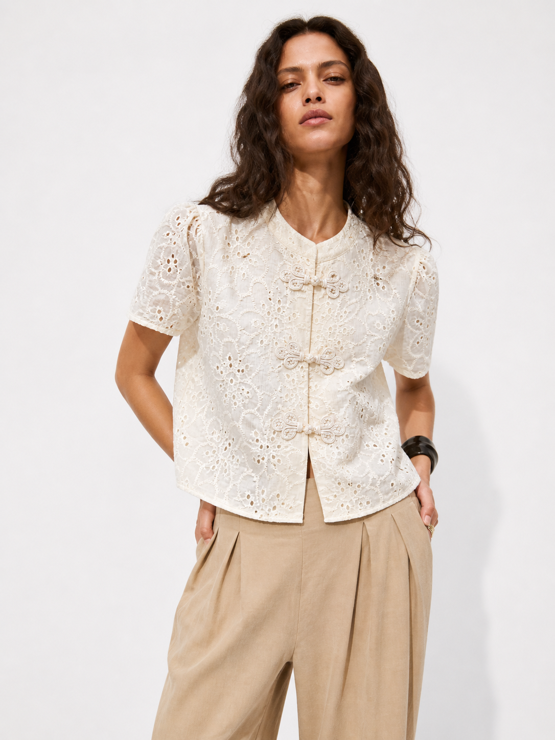 Camicetta Broderie Anglaise