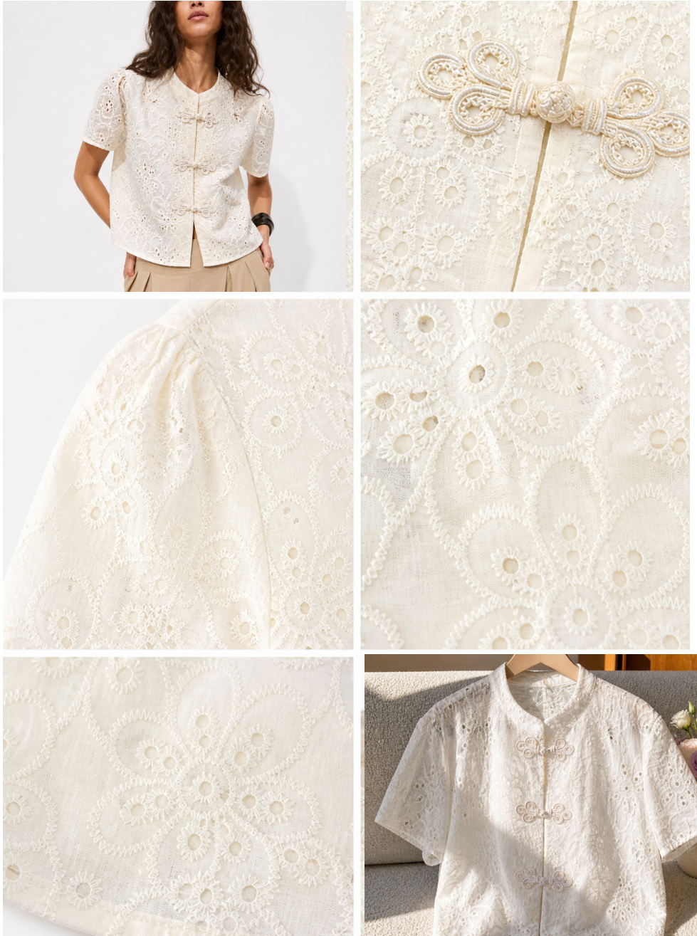 Camicetta Broderie Anglaise
