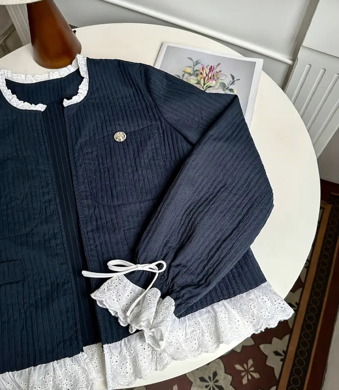 Camicetta con balza San gallo