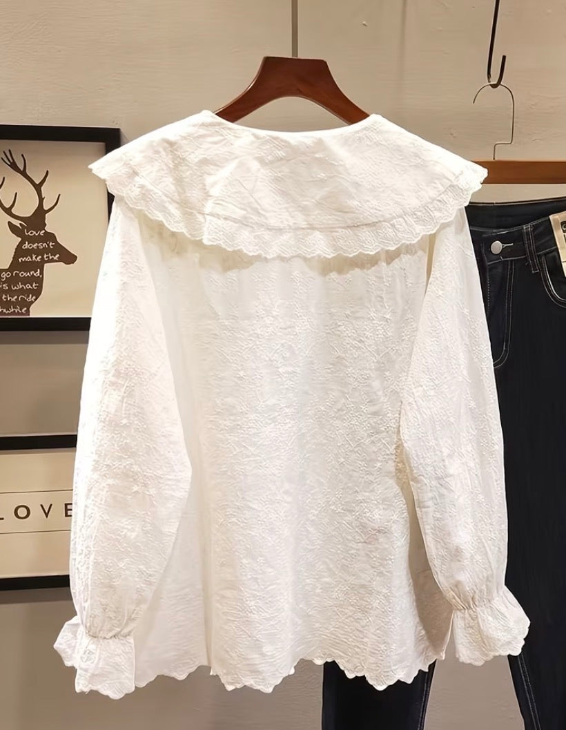 Camicia Ricamo Fiori