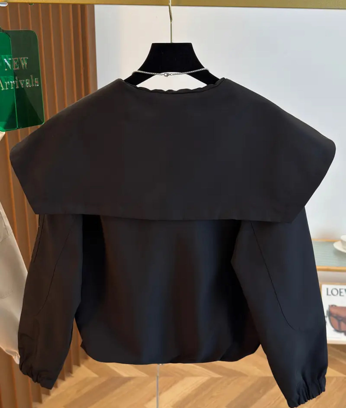 Giacca a vento collettone