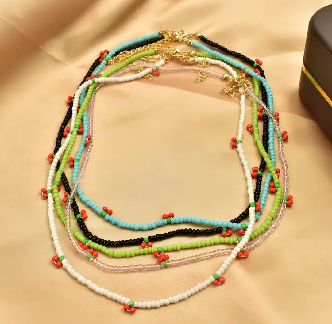 Perline Multicolori - Ciliege