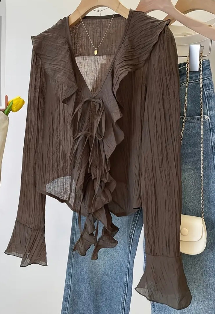 Camicetta volant fiocco