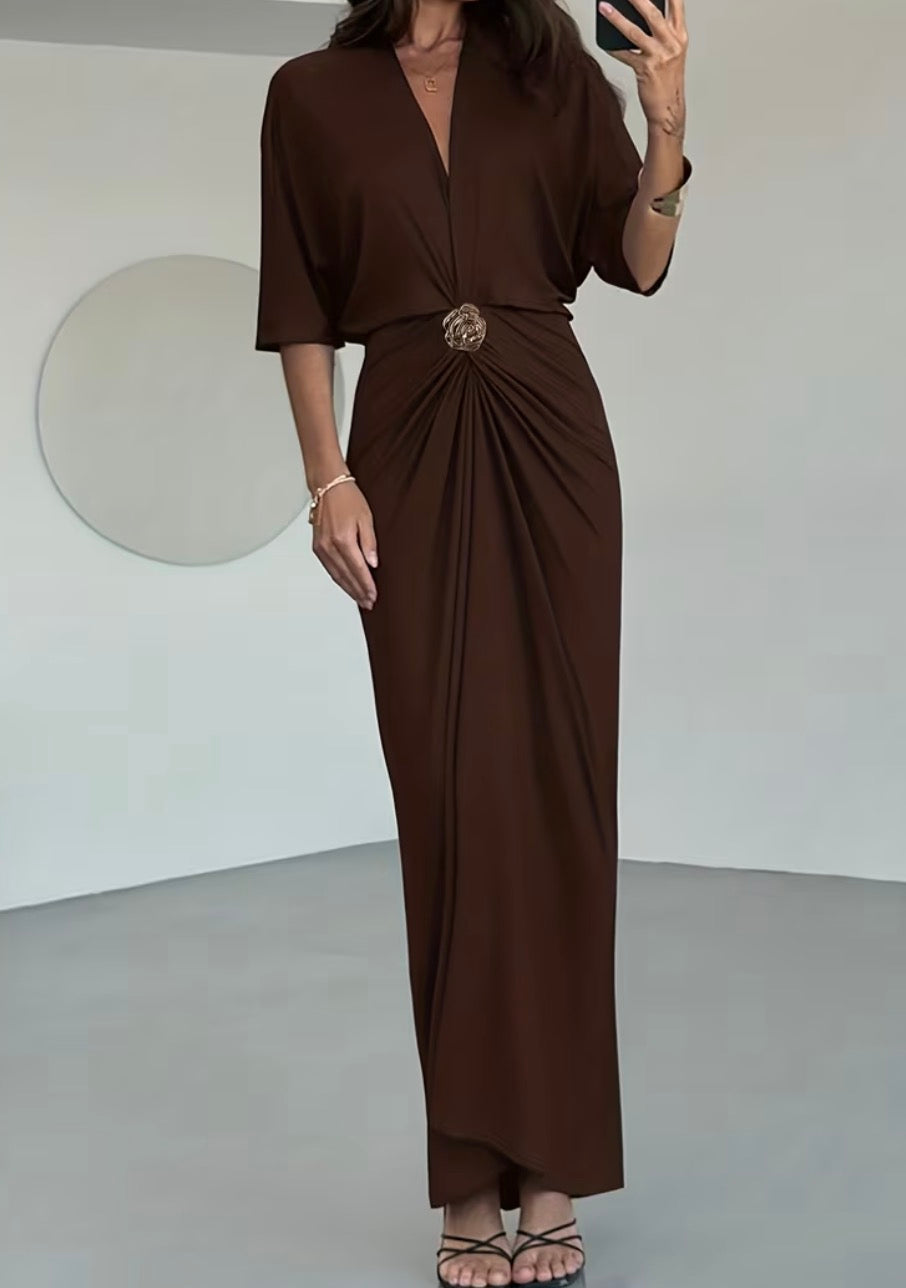 Vestito Fibbia Fiore