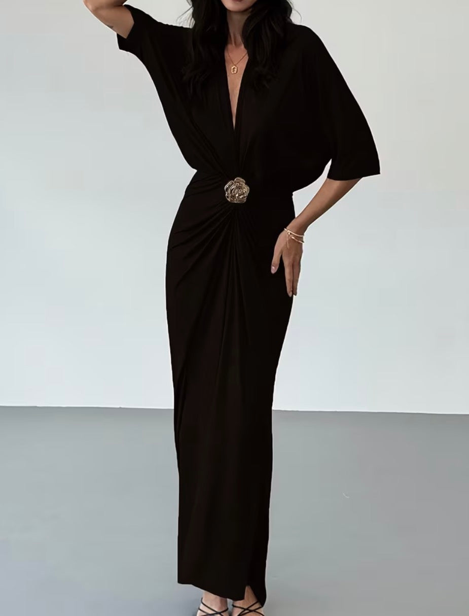 Vestito Fibbia Fiore