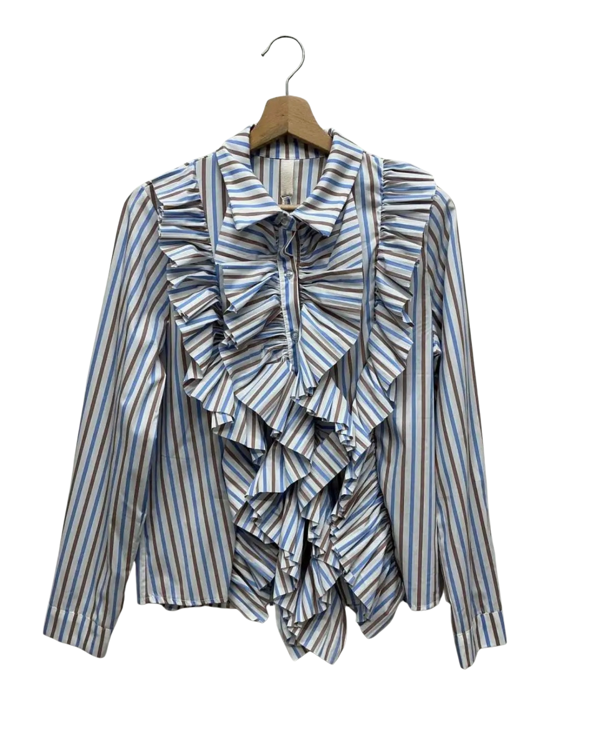 Camicia Volant/Righe