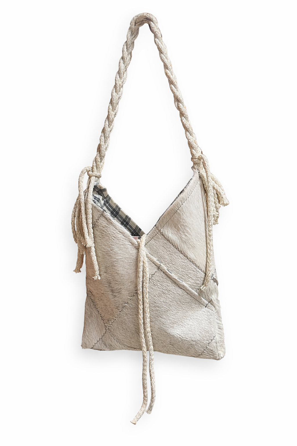 Cavallino White/Tracolla Treccia