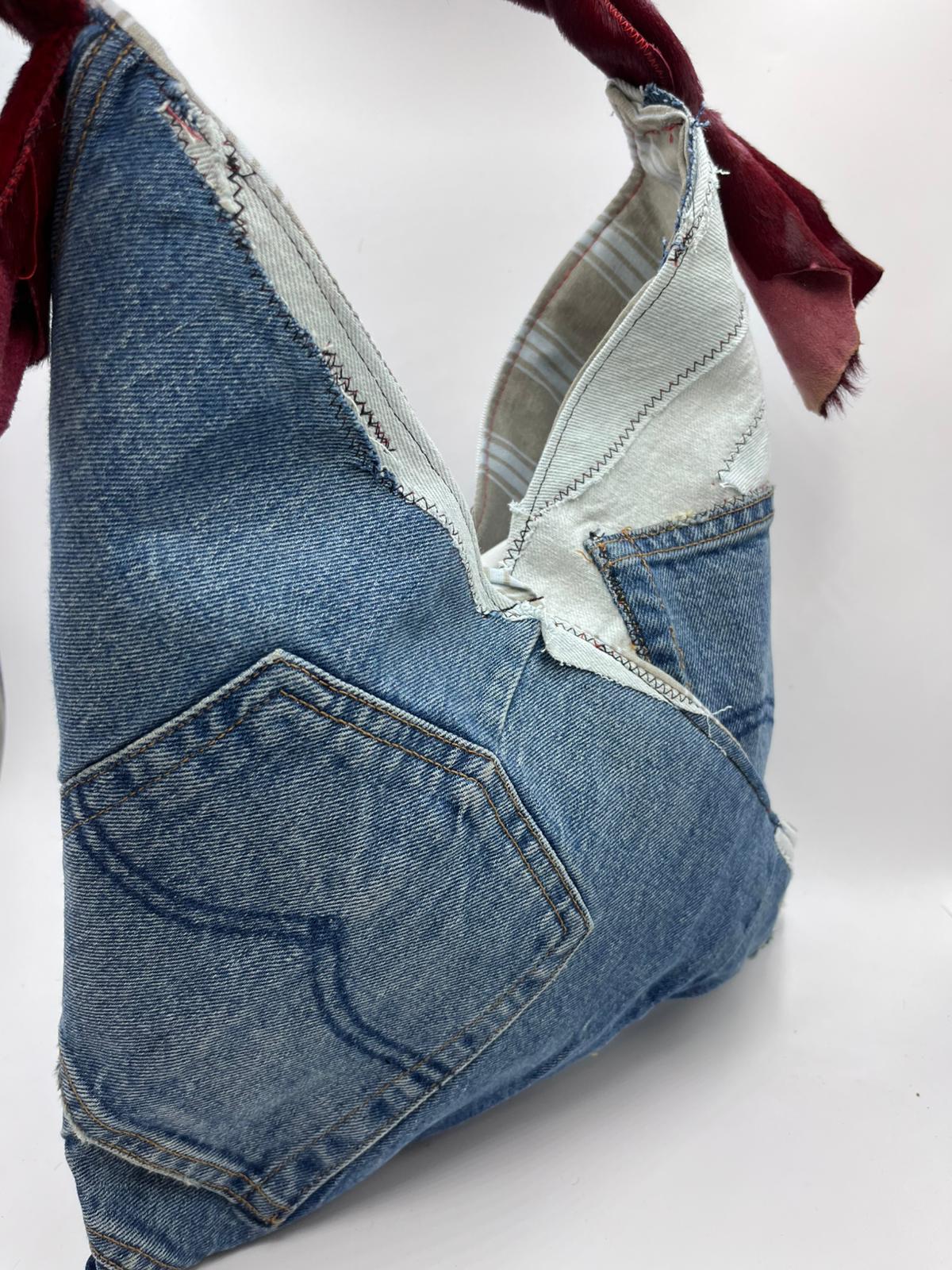 Patckwork Jeans&Cravatta