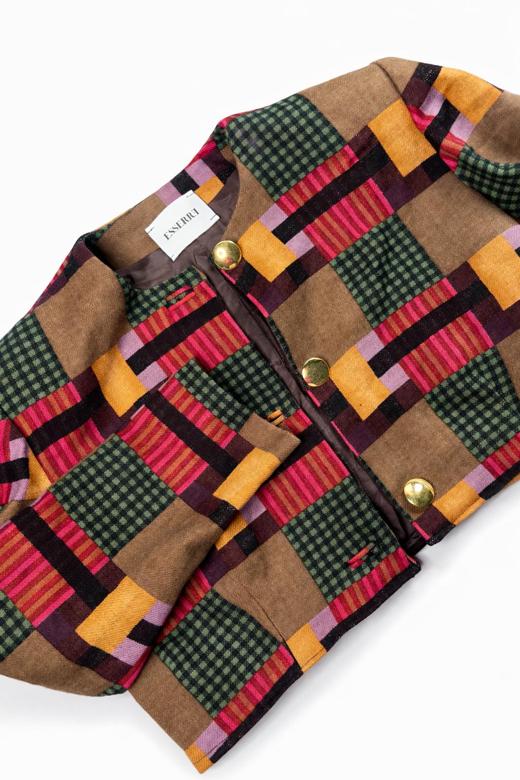 VNG Motivo Quadri: Giacca&Borsa