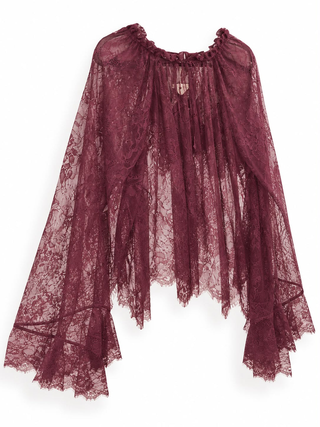 Camicia in Pizzo con Fiocco
