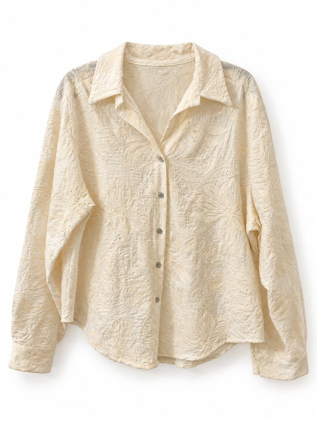 Camicia con Ricami&Paillettes