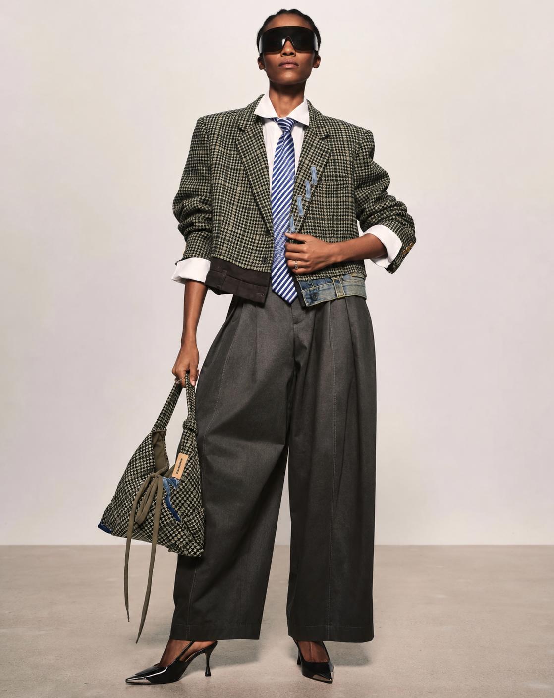 Blazer Crop + Happy Bag