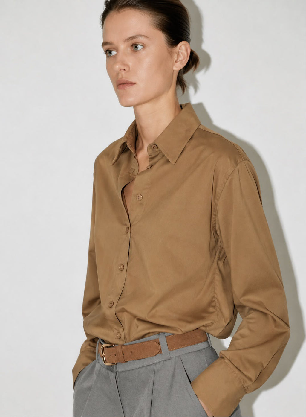 Camicia Soft Cammello