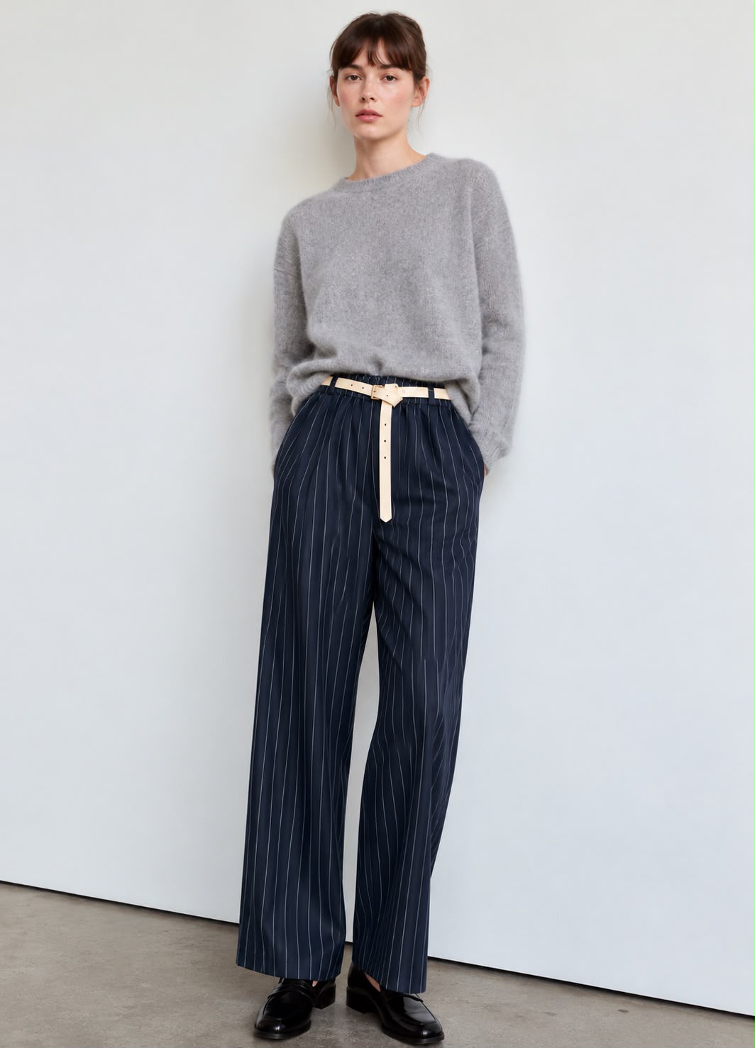 Pantalone Morbido Gessato