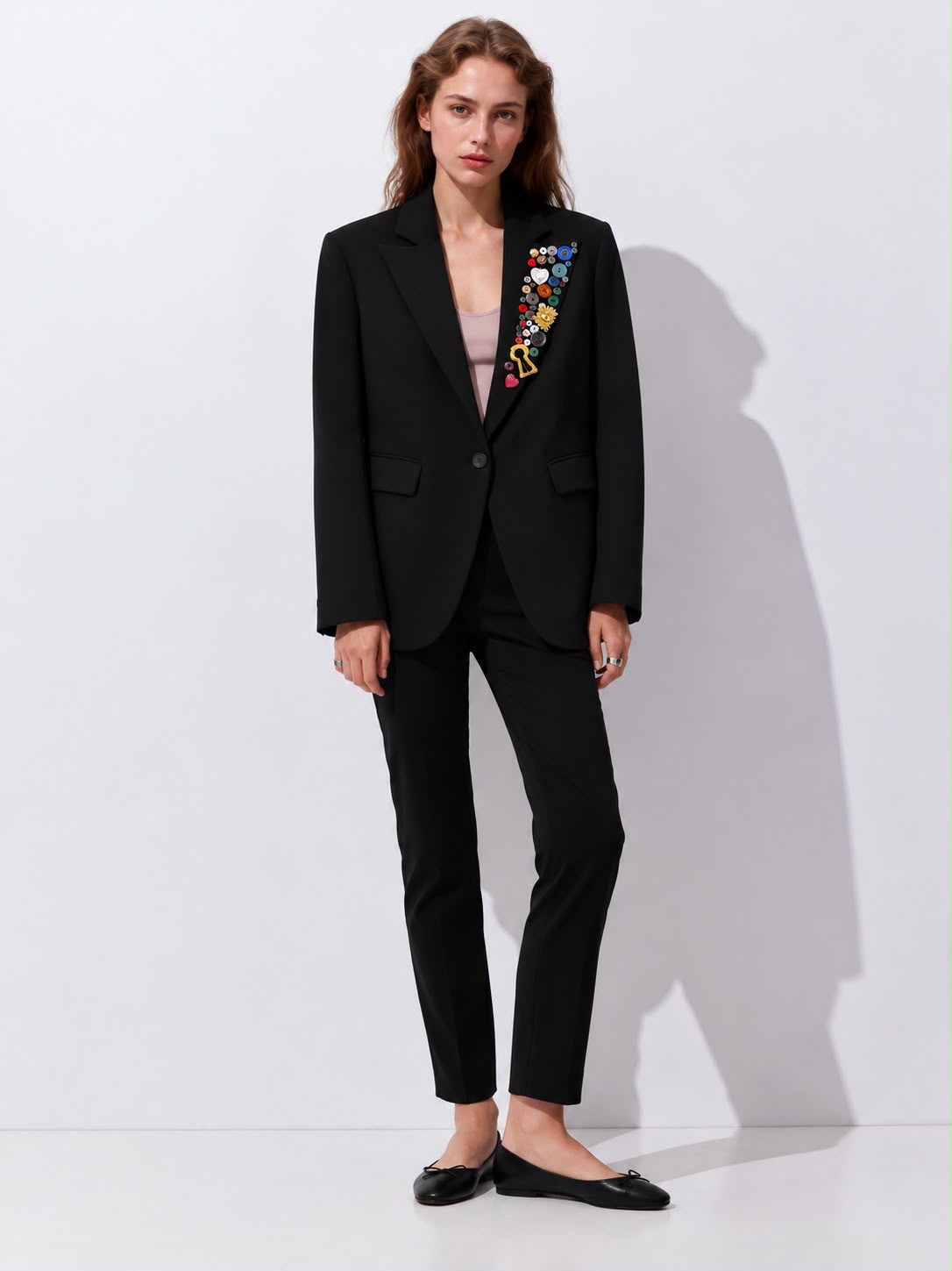 Blazer con Bijoux