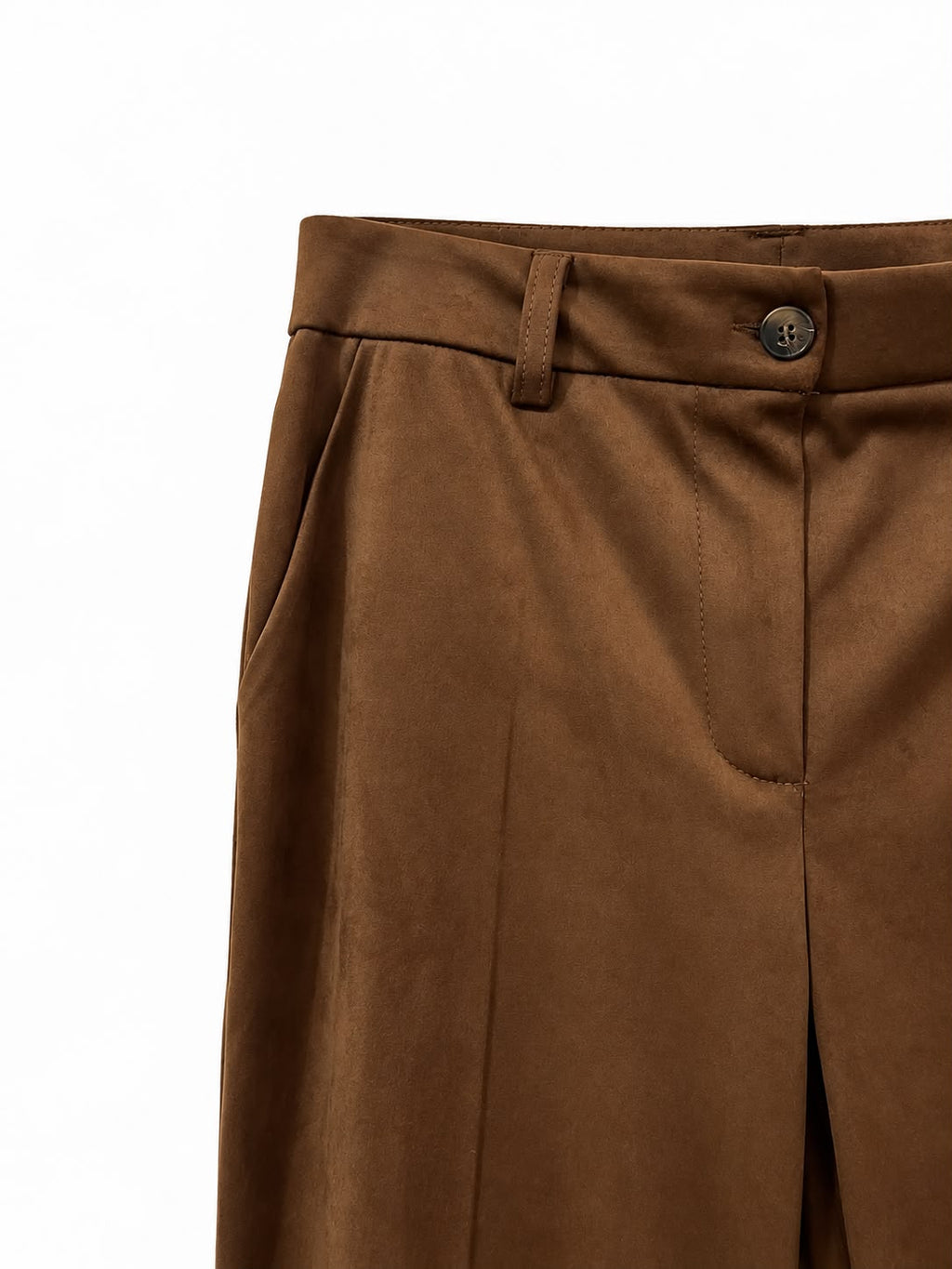 Pantaloni effetto Suede