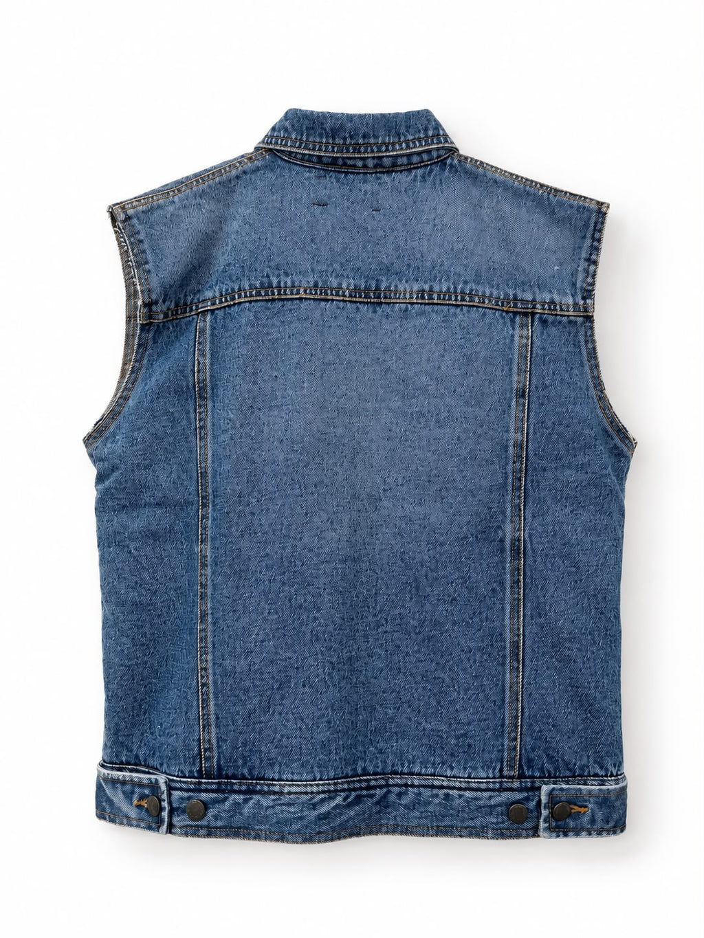 Gilet in Denim Imbottito