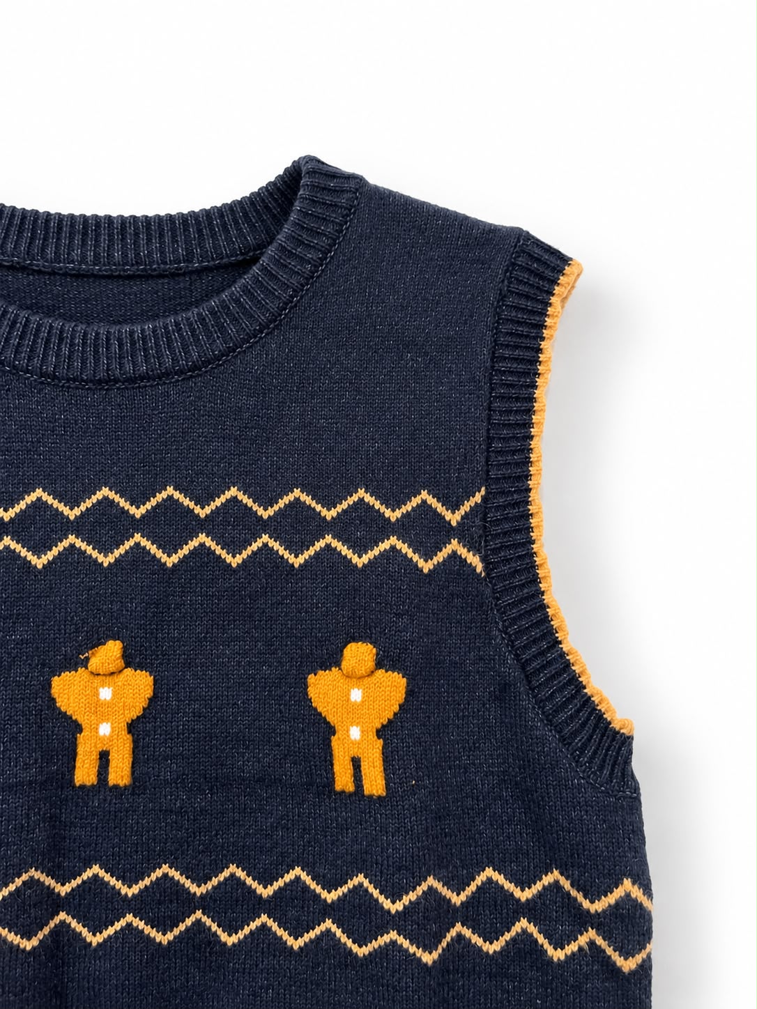 Gilet in Maglia "Gingerbread"
