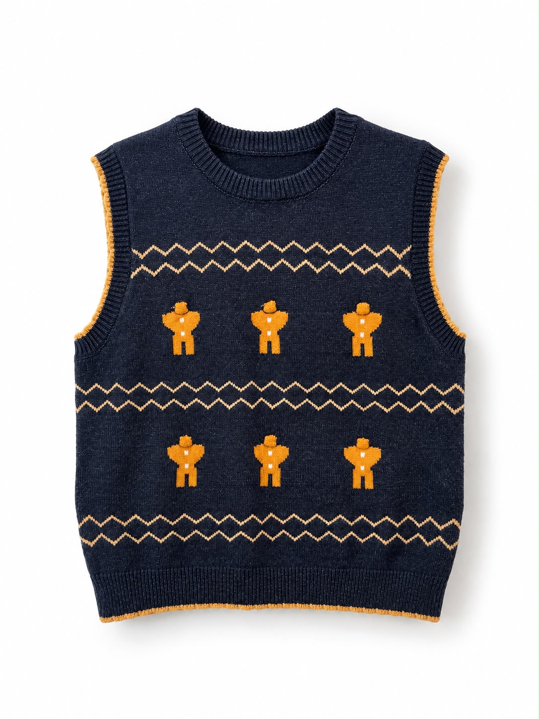Gilet in Maglia "Gingerbread"
