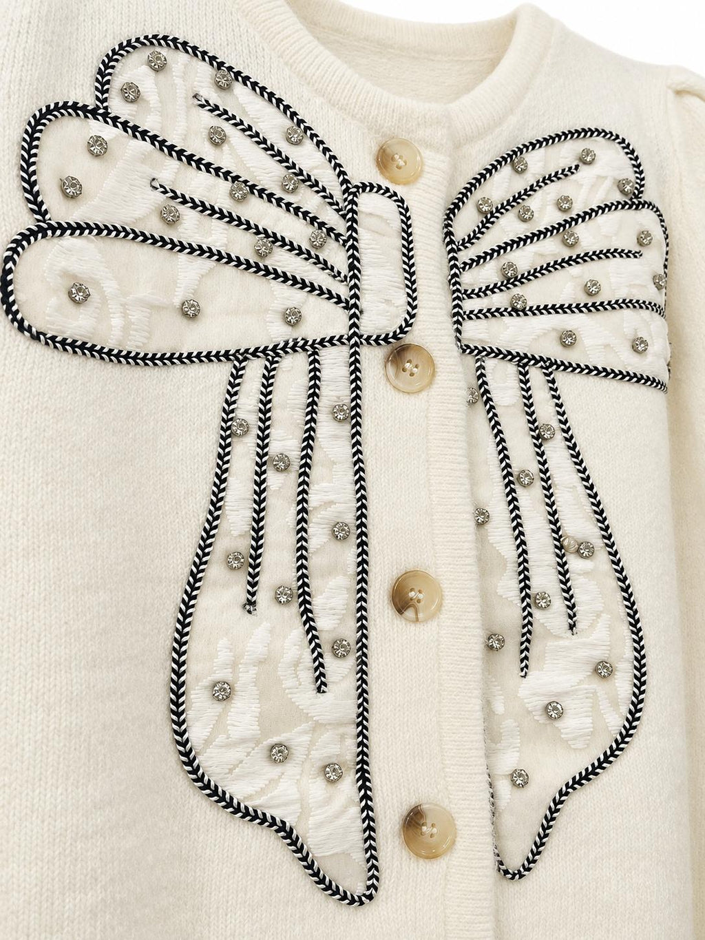 Cardigan con Fiocco Gioiello